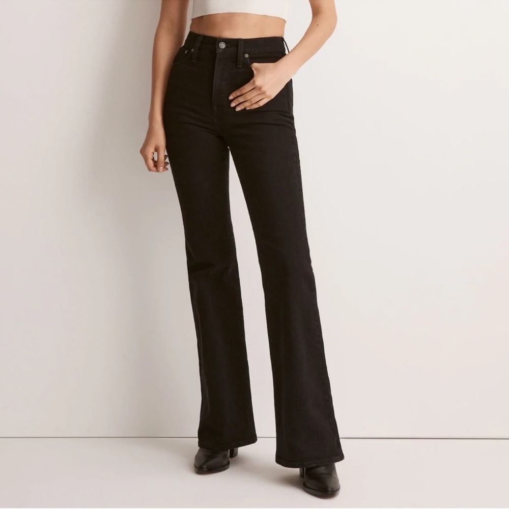 Madewell The perfect Vintage Flare Jeans black size 23 Western - Picture 4 of 16